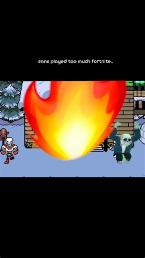 sans played too much fortnite… #fortnite #sans #undertale