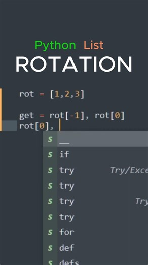 Python ROTATION List