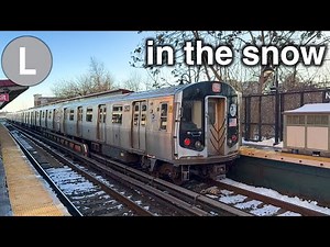 R143/R160 L Trains at New Lots Avenue