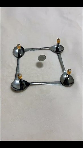 Magic Coin Levitation? 🪙 | The Battery & Spoon Trick Explained!”!#Levitation #PhysicsExperiment #tyt