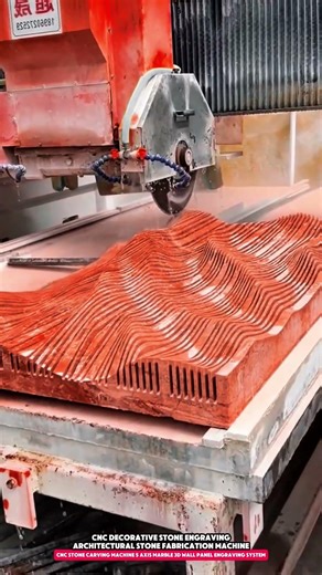 CNC Stone Carving Machine 5 Axis Marble 3D Wall Panel Engraving System