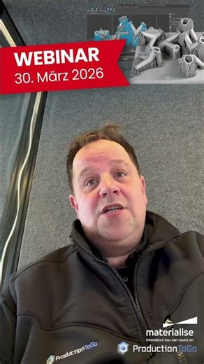 Einladung zum Webinar: „e-Stage for Metal+ von Materialise“