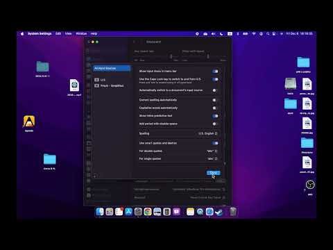 How to add a language or keyboard layout on an Apple iMac (macOS)