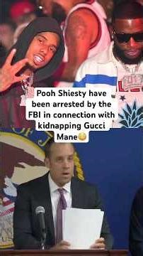Pooh Shiesty have been arrested by the FBI in connection with kidnapping Gucci Mane😳 #fyp