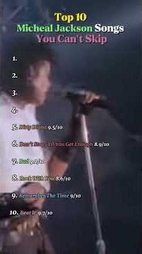 Top 10 MJ Songs You Can’t Skip #rap michealjacksondance #mj #michael #song
