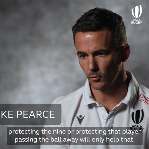 Luke Pearce explains the new Global Law Trial protecting the scrum half at the base of a ruck or maul. This law ensures extra time and space for the 9 to pass the ball away, making it easier to keep the ball in play and enhance attacking rugby 🏉 | World Rugby