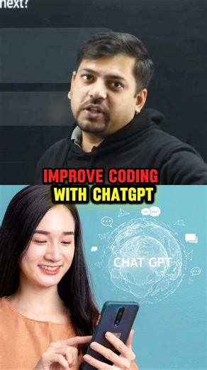 Coding improve karni hai? 🫡#ChatGPT #Coding #AI #HarshSir #Programming #TechSkills #LearnCoding