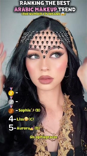 Ranking the BEST Arabian Makeup Trend! ✨ (Wait for number 2... 😱) #ArabicMakeup #MakeupTransition