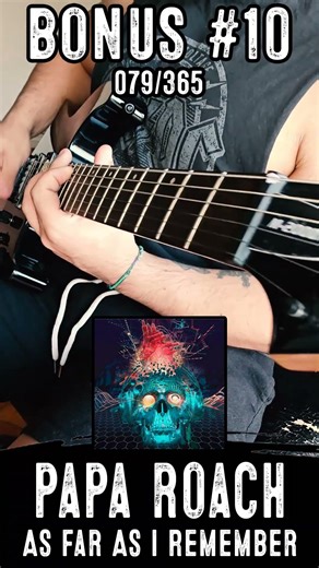 PAPA ROACH - As Far As I Remember Guitar Cover 🎸 | BONUS #10 #Shorts