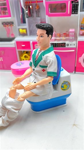 Satisfying With Unboxing Doctor Toys And Funny Toilet Playset, ASMR Videos #shorts