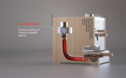 Roest 烘焙机全视角动画演示