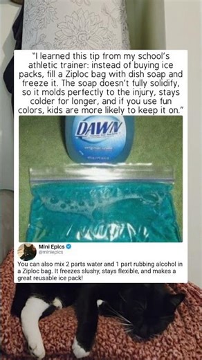 DIY ICE PACK! ❄️ This Soap Trick is Genius! #lifehack