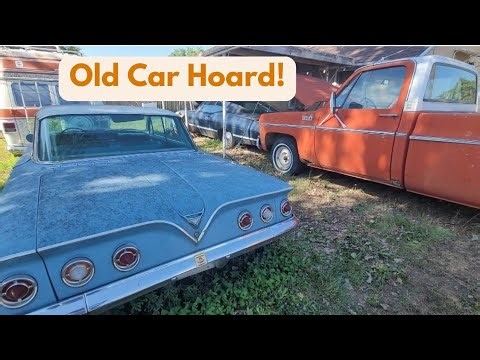 We Explore a Western Kansas Auction Hoard PACKED With Old Cars, Trucks, & Houses Still FULL!