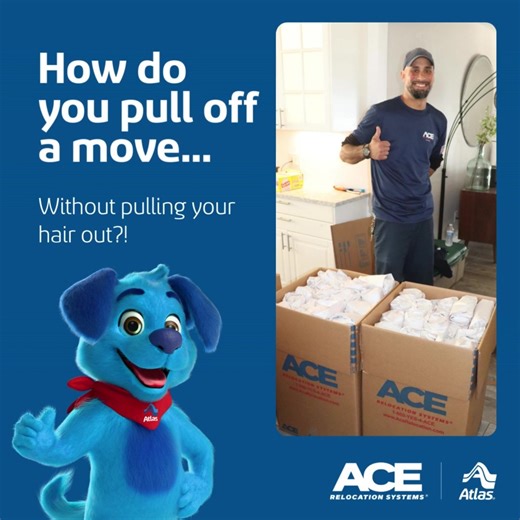 How do you pull off a move without pulling your hair out? Hire the #1 Largest Hauler of Household Goods for Atlas Van Lines! | Ace Relocation Systems, Inc.