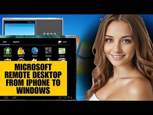 Microsoft Remote Desktop From iPhone To Windows | Configure Microsoft Remote (Work From Anywhere!)