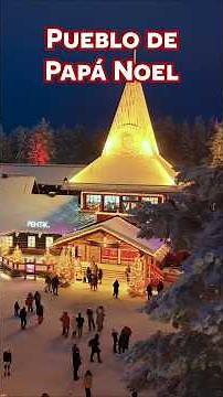 Pueblo de Papá Noel antes de Navidad 🎅 Santa Claus Village en Rovaniemi, Laponia Finlandia