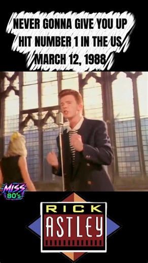 The Day The 80's Got Rickrolled! #rickastley #nevergonnagiveyouup #shorts