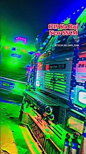 New Reel Full lighting modification 10 chakka container New SSCM Mewati Super Driver Mewat Express