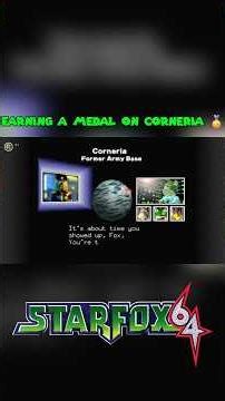 Earning a medal on Corneria #starfox64 #starfox #n64 #n64switchonline #nintendo #nintendoconsole