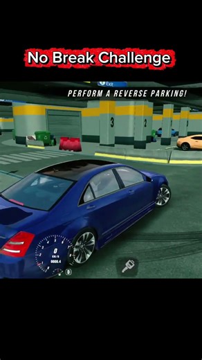 No Break Challenge 😱 #carparkingmultiplayer #shorts #gaming #driving #viral