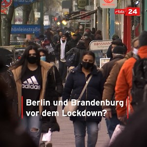 Die Infektionszahlen bleiben noch immer hoch. Bund und Länder wollen deshalb am Sonntag über einen strengeren Lockdown entscheiden. | rbb24