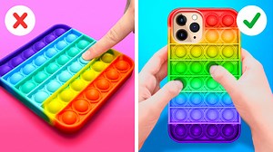 655K views · 5.3K reactions | Pop it phone case. Colorful phone case DIY crafts with 3d-pen, glue gun, clay and epoxy resin: | 5-Minute Crafts Family | Facebook