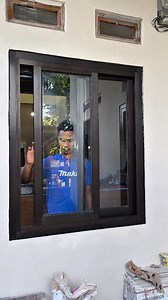 Aluminum sliding windows Before and after #aluminium #aluminum #window #slidingwindow #craftsman #worker #pengrajin #diy | Ary Yunus