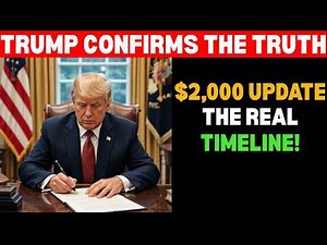 $2,000 Stimulus Check Update: What Trump Confirmed, What’s Real, and What’s Not (Watch Breakdown)