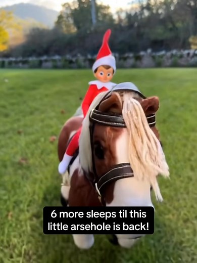 6 sleeps until the Elf returns… and eating chocolate before breakfast...