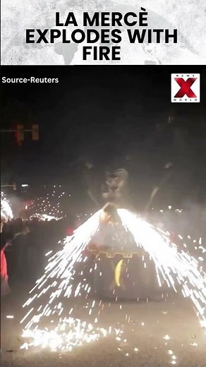 #barcelona | Firecrackers light up Barcelona’s La Mercè Festival | NewsX World