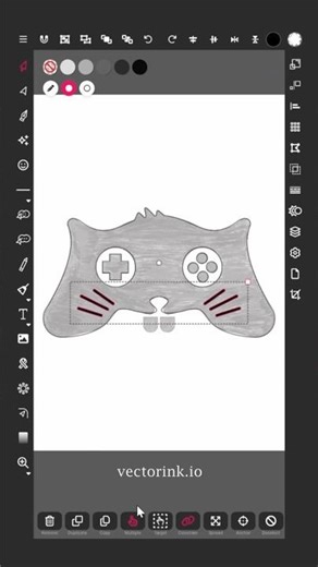 Create your vector logo online at vectorink.io #logo #design #vectorink