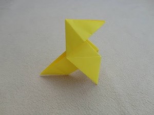 Papiroflexia: Pajarita de Papel, Manualidades - Origami easy bird DIY Handmade Paper Crafts