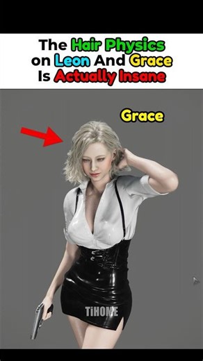 The Hair Physics on Leon And Grace Is Actually Insane - Resident Evil Requiem