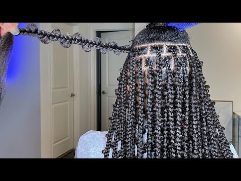 DETAILED JUNGLE BOX BRAIDS TUTORIAL | VERY DETAILED PARTING TECHNIQUE