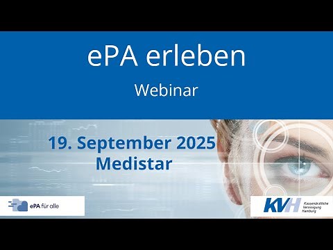 Online-Webinar zur elektronschen Patientenakte (ePA) mit "Medistar" vom 19.09.2025