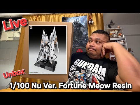 Live. Unbox 1/100 Nu Ver. Fortune Meow Resin ค่าย Farmer Creation รอดไหมนะ!!
