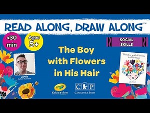 Author Jarvis Reads “The Boy with Flowers in His Hair" | Read Along & Draw Along™ | Crayola Learning