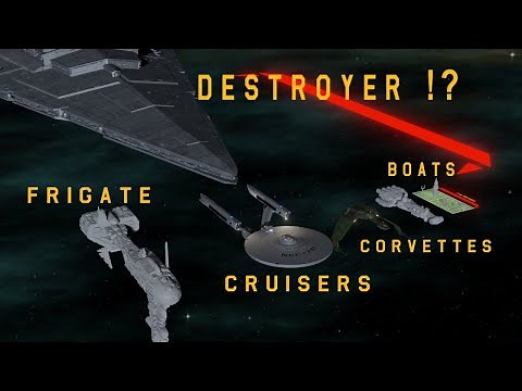 INSANE Starship SIZE Classifications Demystified - From Boat to Battleship to Titan!