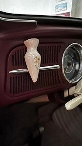 VW Beetle Dashboard Flower Vase: Handmade Ceramic Magnet Decor - Etsy