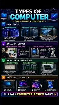All Types of Computers in One Video 🔥 (Easy Explanation) #windows #computerprogrammers