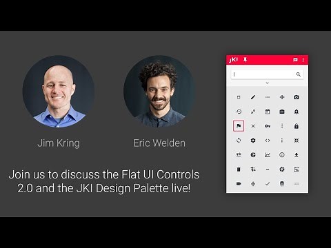 Eric and Jim discuss JKI Flat UI Controls 2.0 and JKI Design Palette