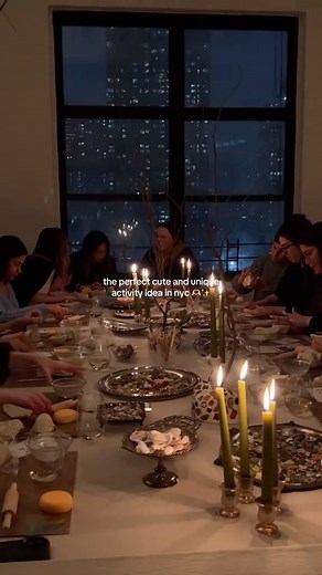 New York Bucket List on Instagram: "Candle lit pottery + vase painting classes 🎨🕯️ Get tickets at our link in bio @NYbucketlist 👈 to these mosaic pottery classes where you can craft anything from jewelry boxes to trays for keys or vase painting classes to decorate your home. Pottery ticket includes: 🍷 A glass of wine 🤩 2 lbs air-dry clay 🐚 Mosaic, shells & natural stones 📿 Vintage charms 🙌 Pottery supplies 🖌️ After-care varnish to take home Full details in the link in bio 👈 Tag your be