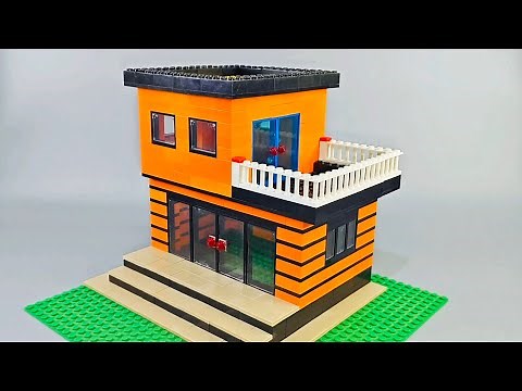 How To Build a LEGO House MOC | Building Blocks Instructions | Diy #lego #legomoc #legohouse