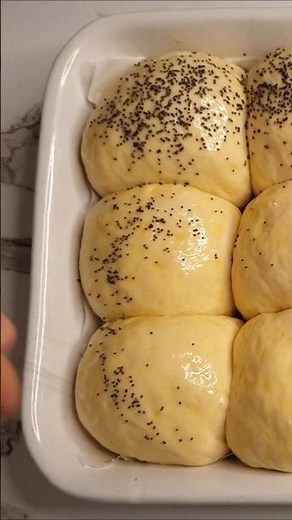 Soft & Fluffy Dinner Rolls in 15 Seconds! 🥖✨