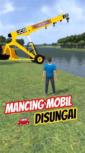 Mancing Mobil Balap Super Di Sungai 😱🚗 #bussid #bussidmod #bangsuper