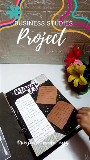 Business Studies project on Multinational Comapny “NESTLE” #youtubeshorts #schoolproject