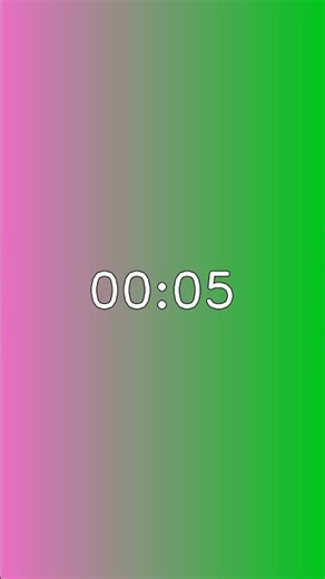 ⏳ 15 Second Countdown Timer | Gradient Animation | Time's Up Alert