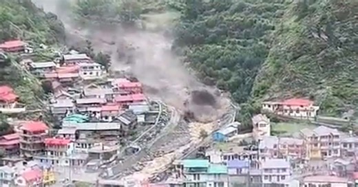 Sudden Flood and Debris Avalanche Destroys Town
