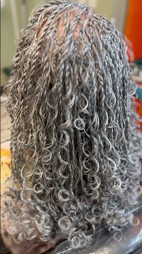 Salt & Pepper Boho Twists! 🩶✨