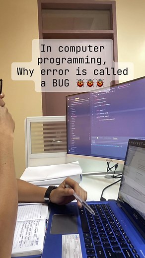 In 1947, engineers at Harvard University were working on a large computer called the Harvard Mark II. One day, the machine suddenly stopped working properly. When the engineers opened it up to investigate, they found something unusual inside the computer’s hardware… 🪲 A real moth was trapped in one of the computer’s relays! They carefully removed it and taped it into their logbook, labeling it: “First actual case of bug being found.” 😄 That note became famous — and the word “bug” started being
